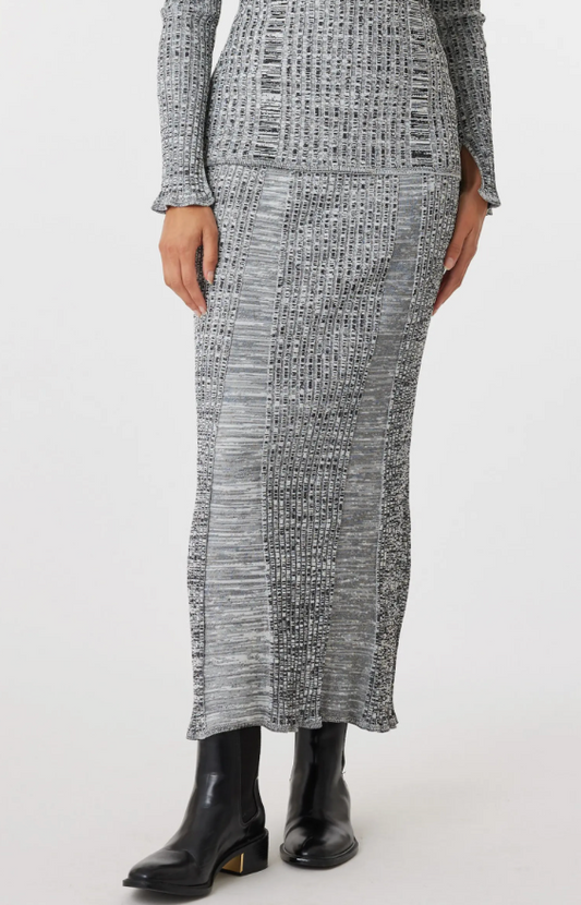 Maxi Ribbed Knitted Skirt