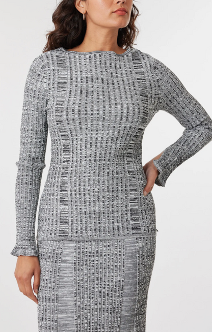 Ribbed Knitted Pullover