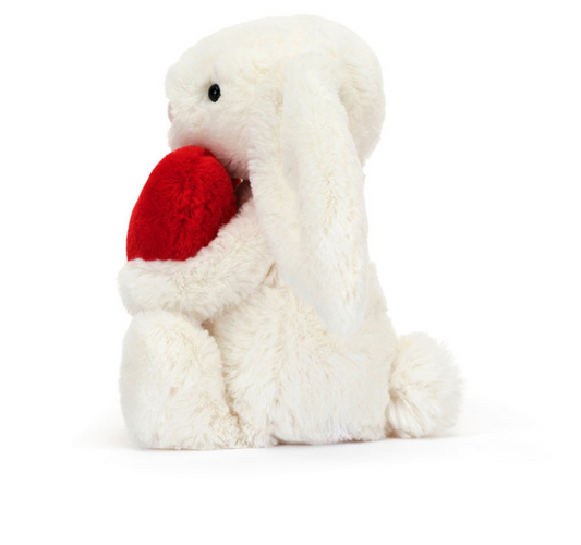 Bashful Red Love Heart Bunny (Small)