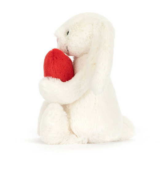 I am Bashful Red Heart Bunny (Medium)