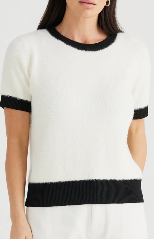 Short Sleeve Tinker Knit Top