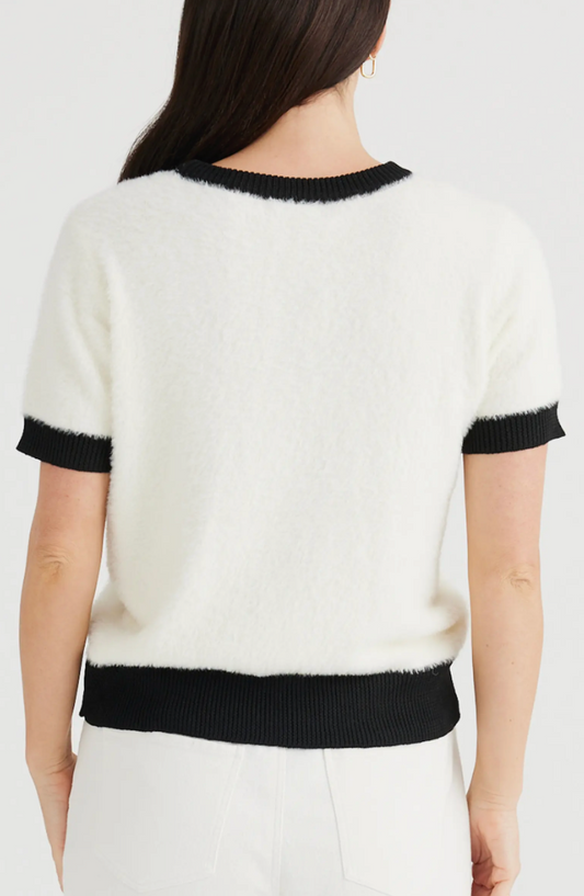 Short Sleeve Tinker Knit Top