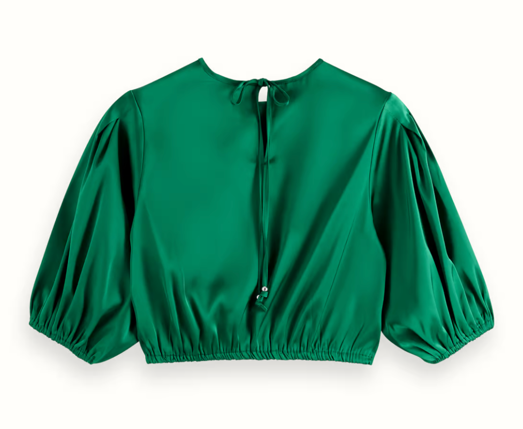 Cropped Top in Bright Green