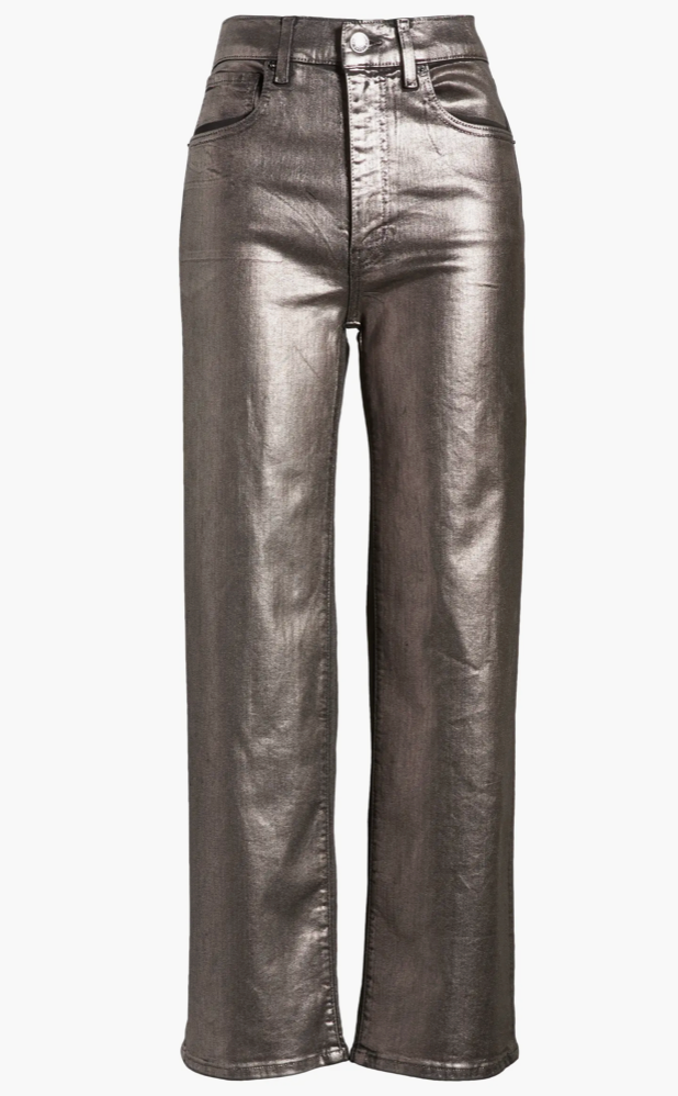 Le Sleek Straight Coated Jeans