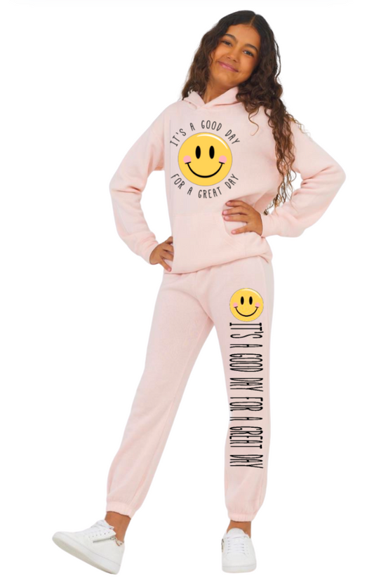 Vintage Havana Island Peach Burn Out  Front Pocket Hoodie