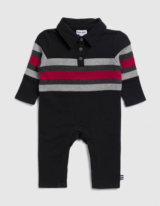 Stripe Polo Onesie