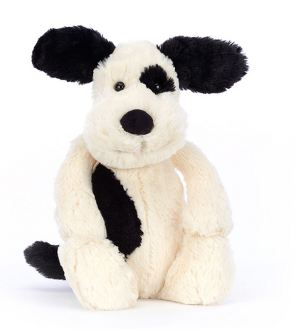 Bashful Black & Cream Puppy