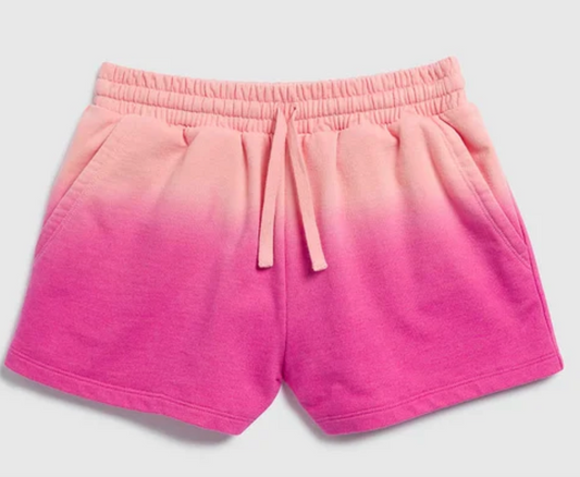 Cotton Candy Dip Dye Shorts