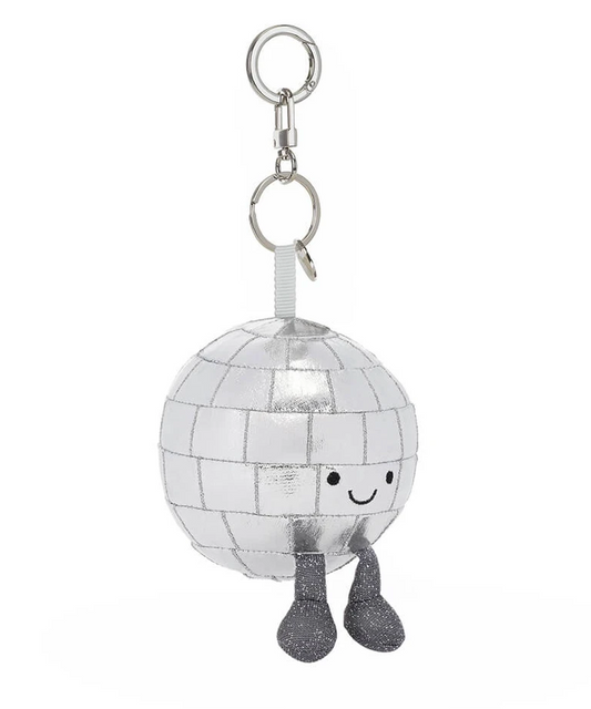 JELLYCAT Amuseables Disco Ball Key Chain Bag Charm