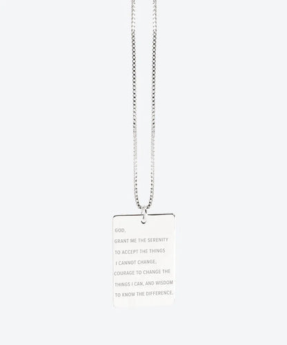 The Giving Keys Serenity Prayer Pendant Necklace