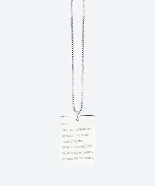 The Giving Keys Serenity Prayer Pendant Necklace