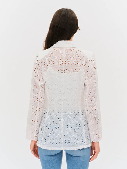 Eyelet Blazer