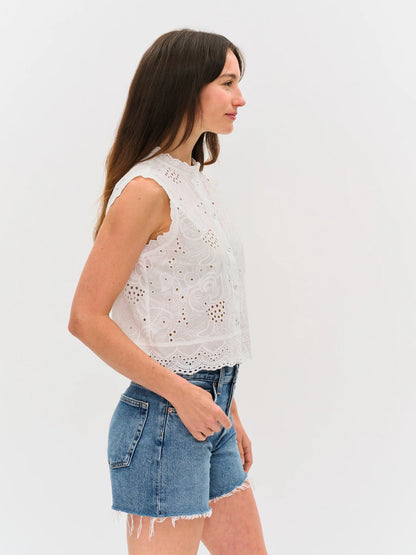 Wren Eyelet Top