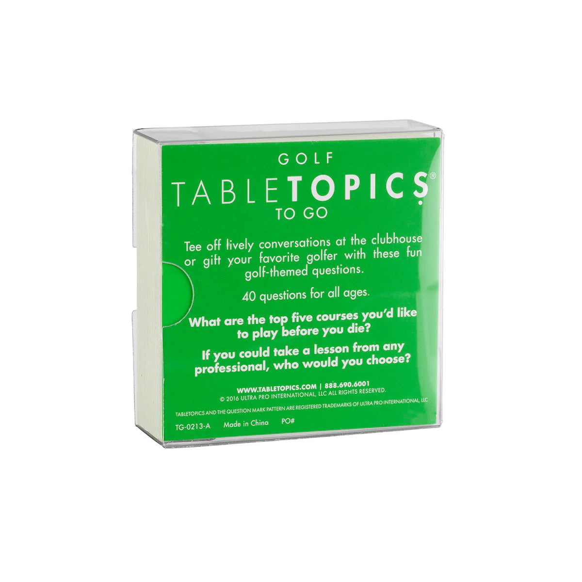 Table Topics - Golf