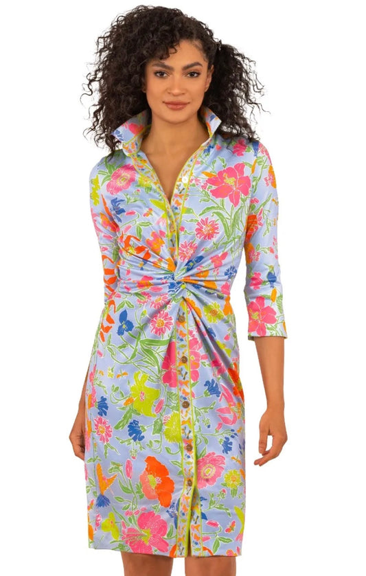 Jersey Twist & Shout Dress-Birds & Bees