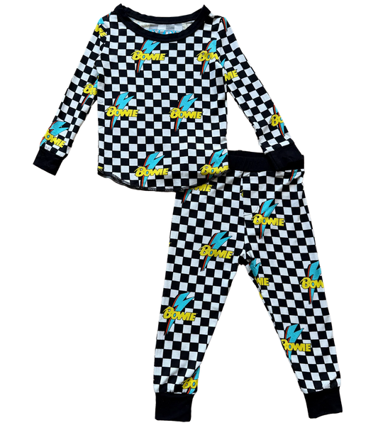 Bowie Bolt Checker Bamboo PJ Set