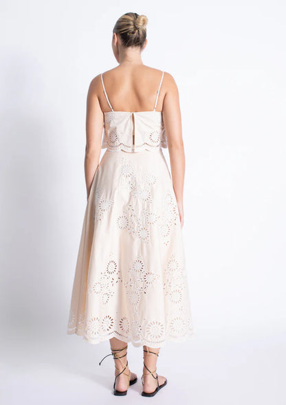Carlotta Embroidered Skirt