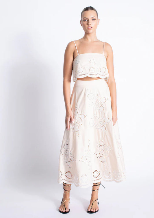 Carlotta Embroidered Skirt