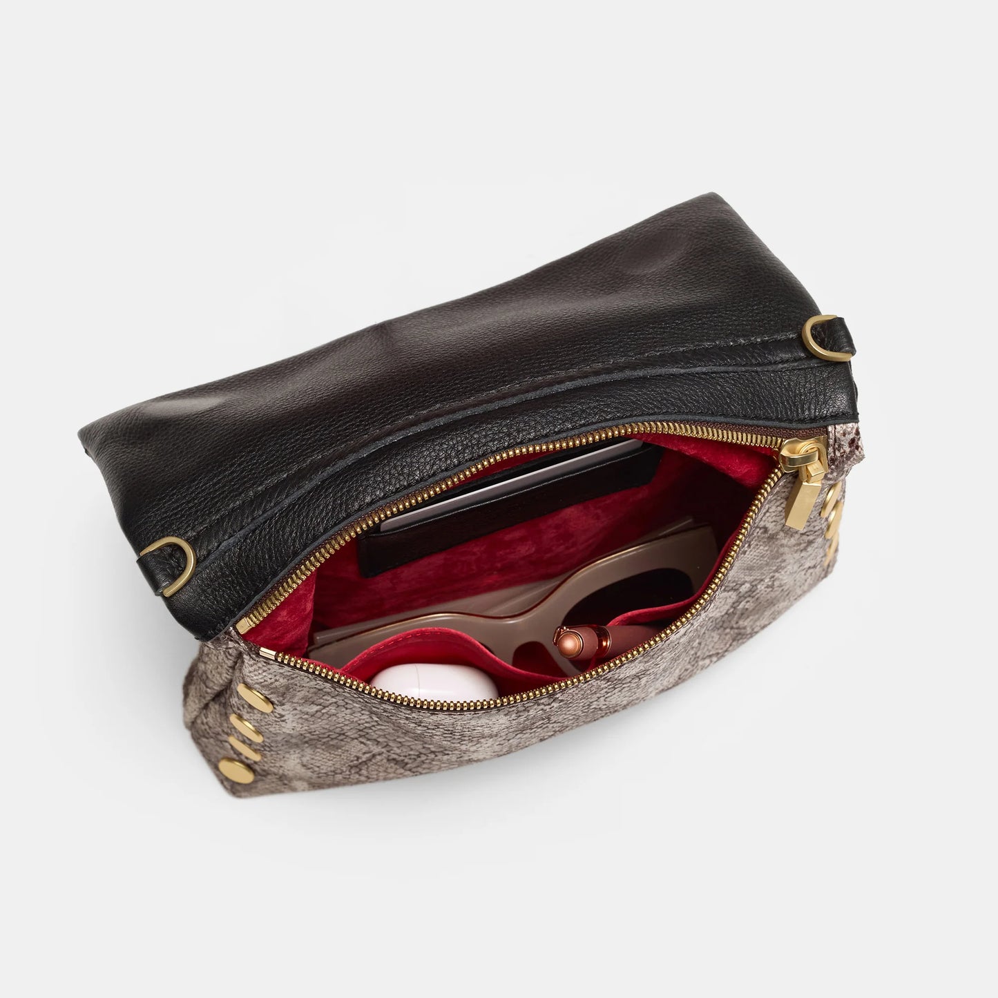 HAMMITT VIP Medium Contrast Snake Bag