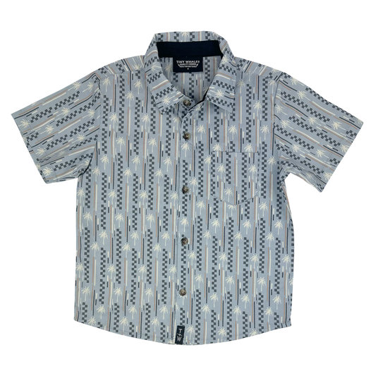 Boys Vibe Check Button Down