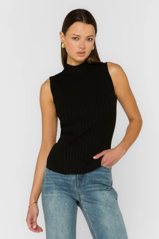 Willow Sleeveless Mock Sweater