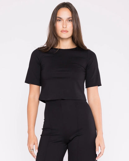 Ponte Short Sleeve Top
