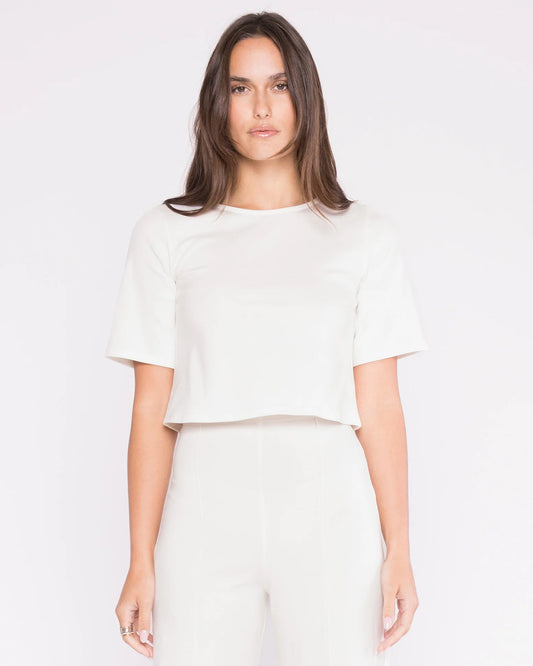 Ponte Short Sleeve Top