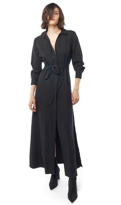Amara L/S Front Tie Dress