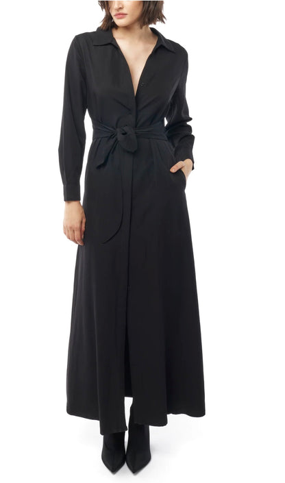 Amara L/S Front Tie Dress