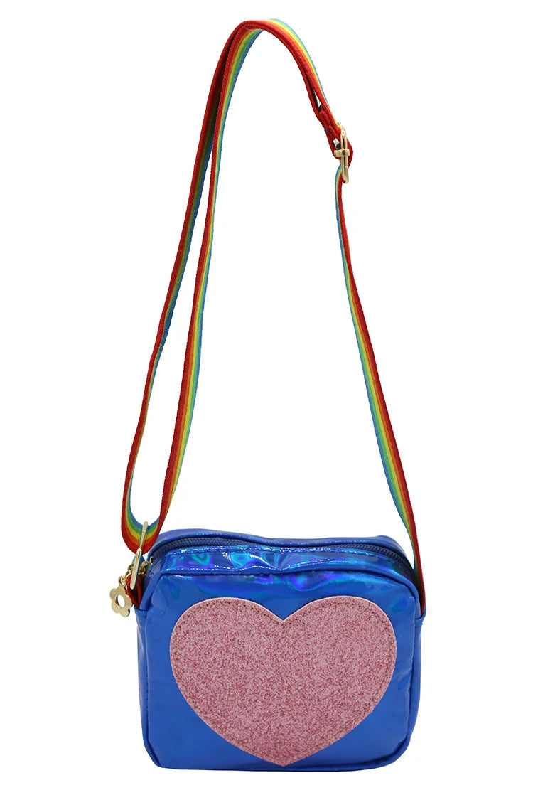 Metallic Heart Purse for Kids