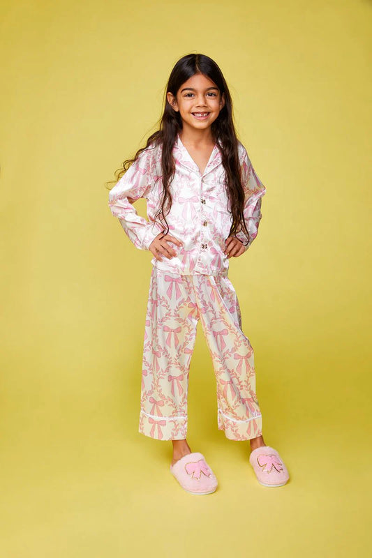 Bow Silky PJ Set
