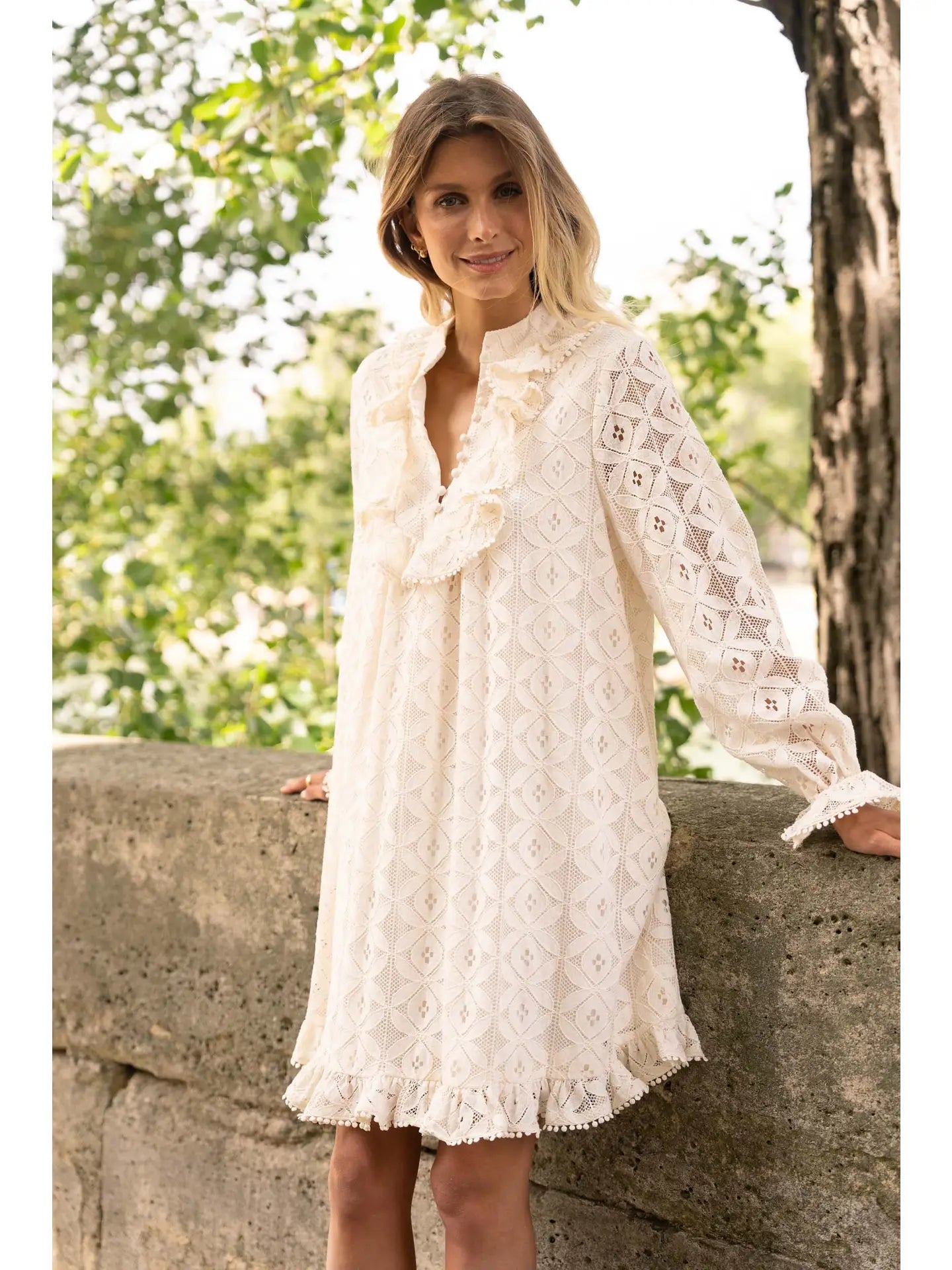 Eugenie Lace Swing Dress