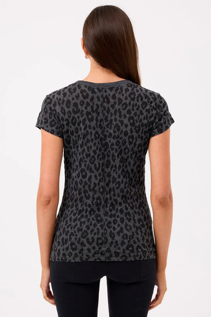 Leopard Ringer Classic Tee