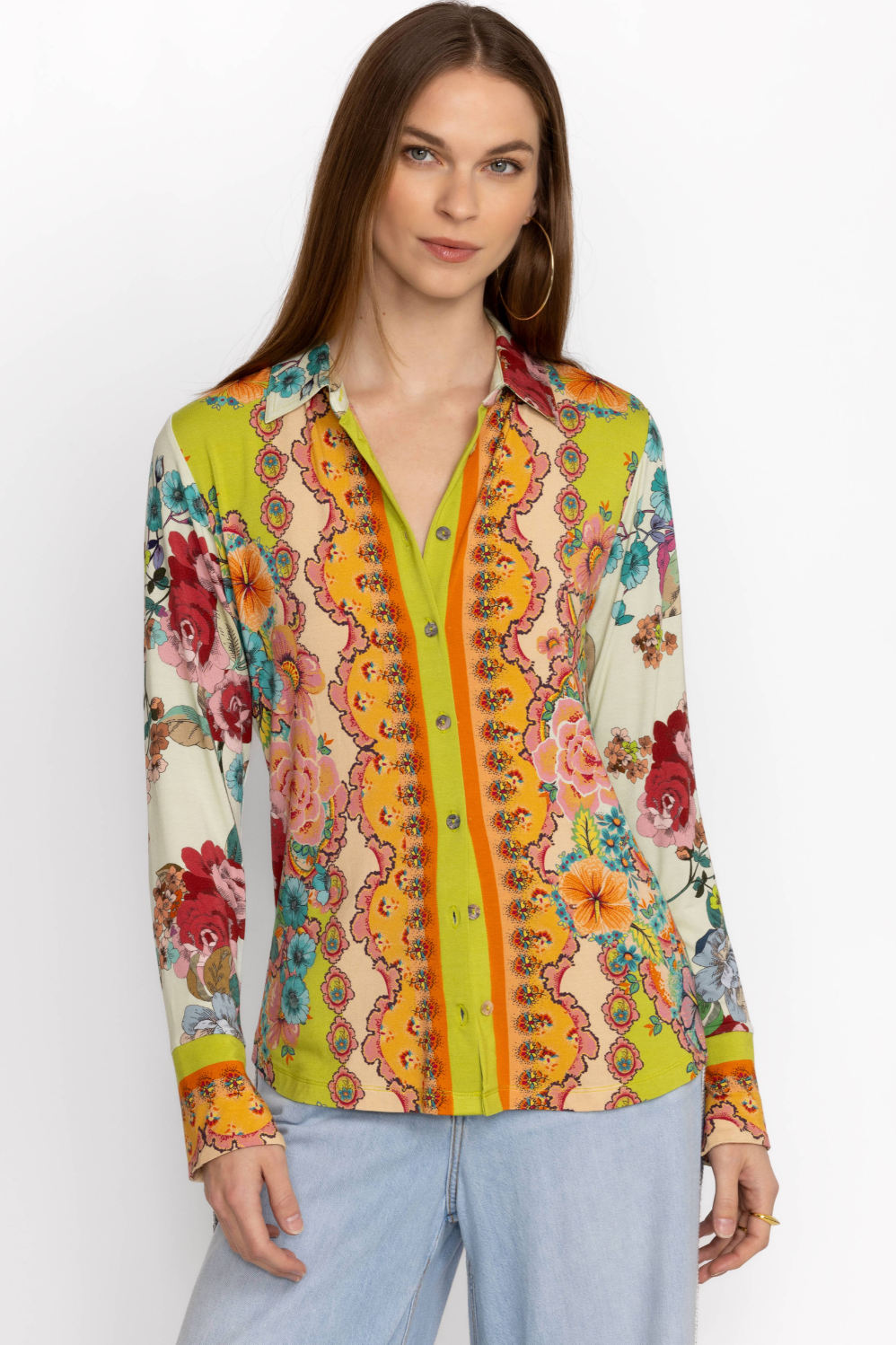 The Janie Favorite Button Front Shirt