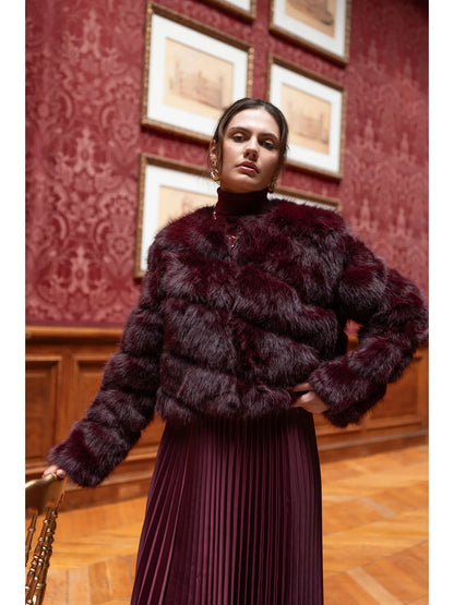 Paula Short Faux Fur Jacket