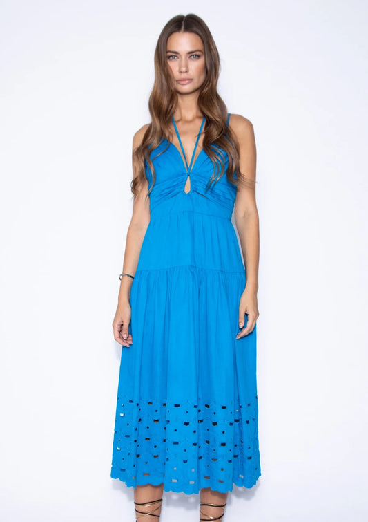 Hedy Embroidered Midi Dress