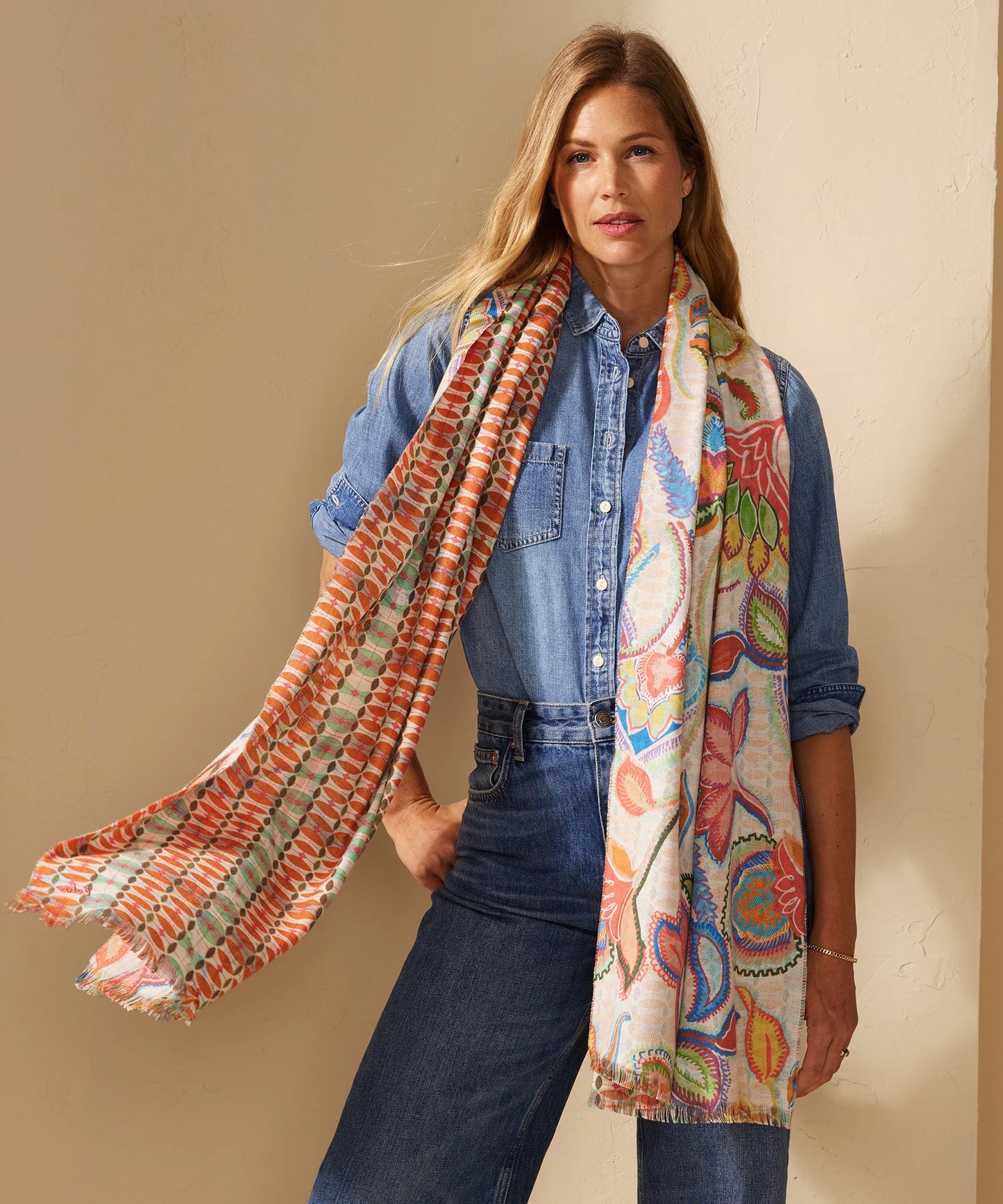 Echo Design Hypnotic Garden Double Face Scarf