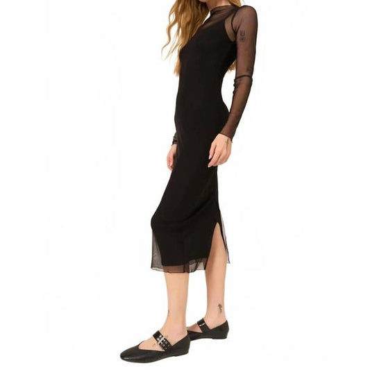 Shibon Layered Mesh Dress