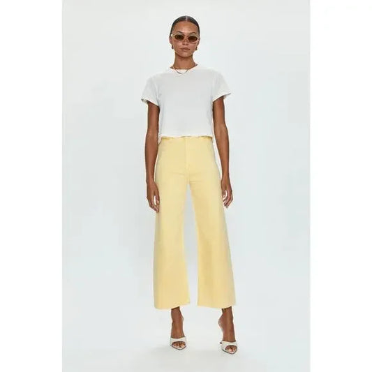 Penny Ankle Pintuck High Rise Wide leg