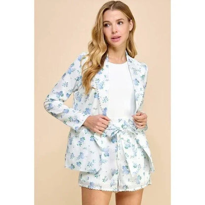 Floral Printed Blazer
