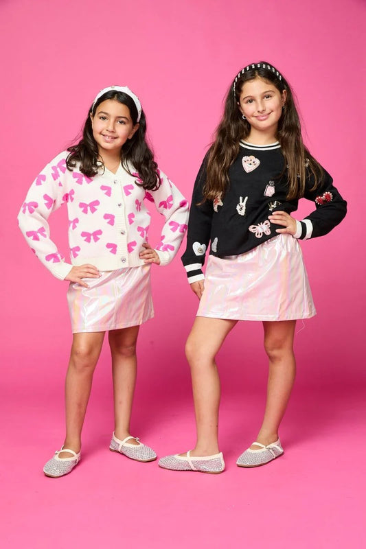 MINI DREAMERS Maya Bow Cardigan