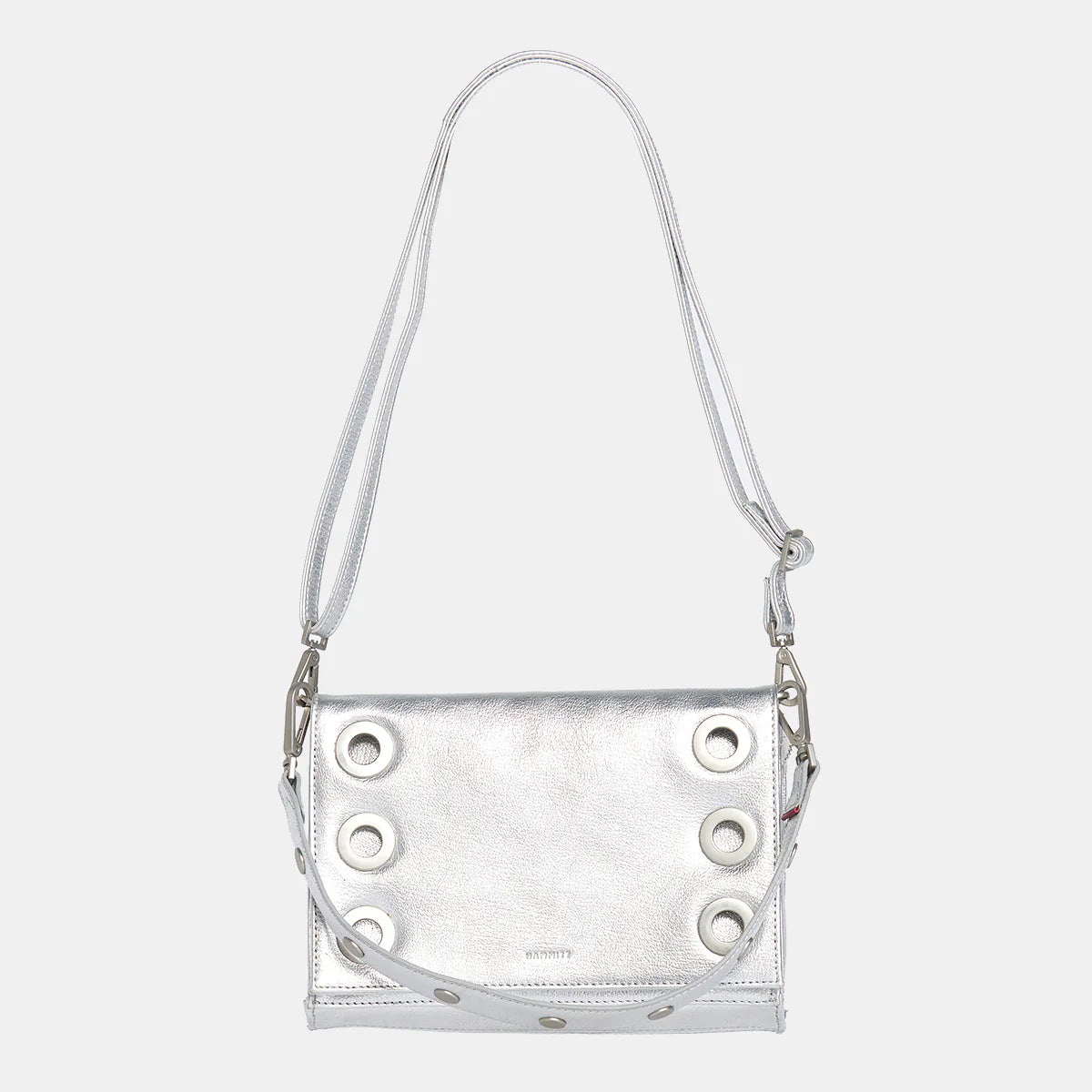 HAMMITT Montana Small Clutch in Sidewalk Silver