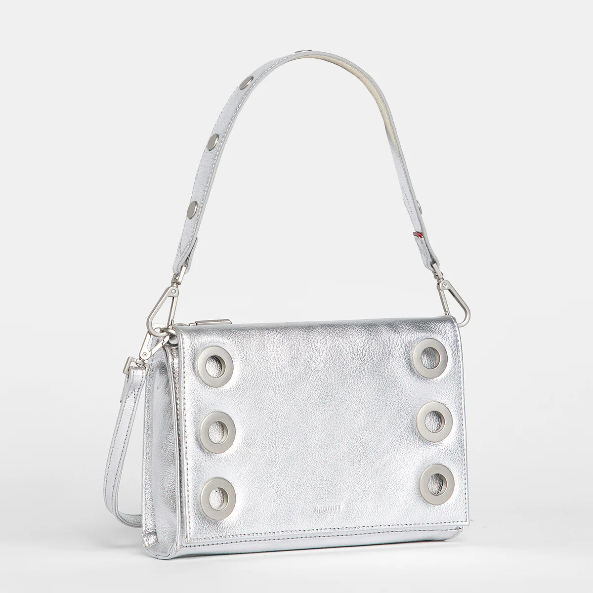 HAMMITT Montana Small Clutch in Sidewalk Silver