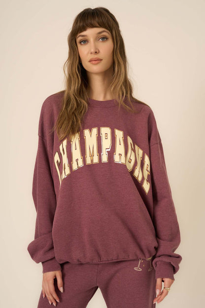 Champagne Foil Sweatshirt