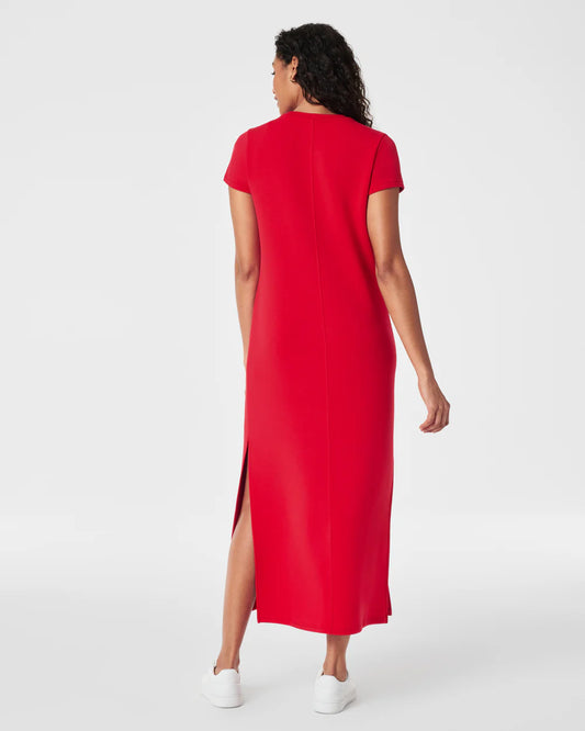 Air Essentials Maxi Dress in Red