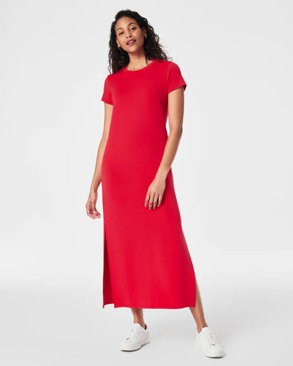 Air Essentials Maxi Dress in Red