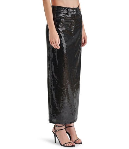 Reid Skirt in Black Sequins