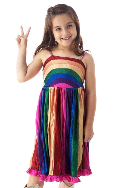 Metallic Rainbow Dress