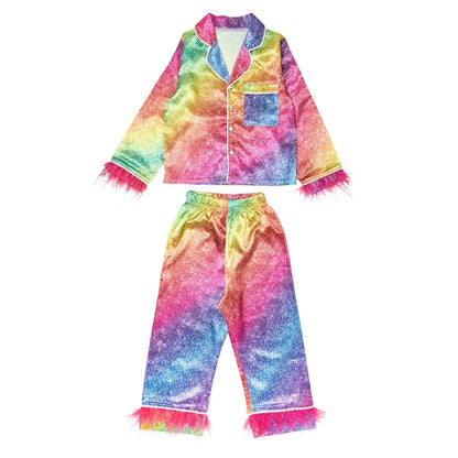 Sparkle Feather 2pc PJ Set