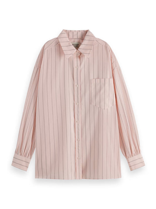 Striped Girlfriend Poplin Shirt